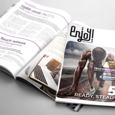Magazine pour Enjoy pour Etsi à Sophia antipolis 06