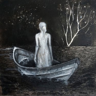 stefania santarcangelo, arte alchemica, arte pittorica, mixed media, arte spirituale