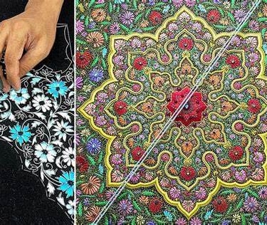 Zardozi: A luxurious embroidery technique originated from Persia