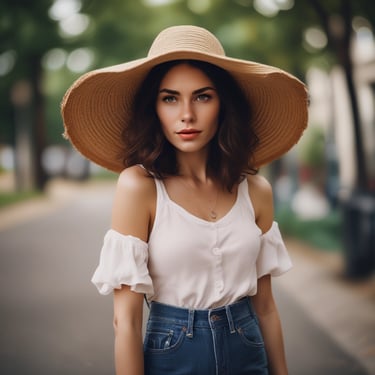woman wearing black crew-neck shirt