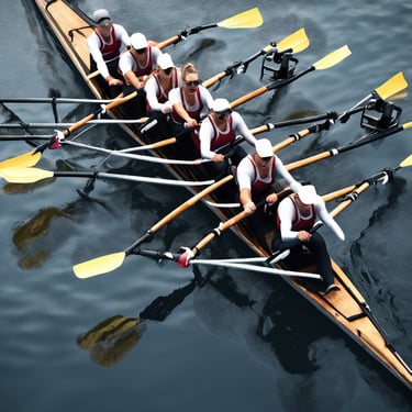 a group of people holding hands on top of a tree