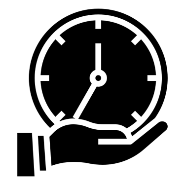 Une horloge signe de ponctualité