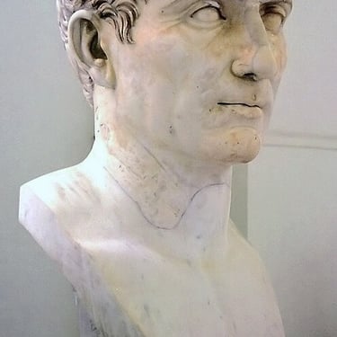 Busto de Cayo Julio César en el Museo Arqueológico Nacional de Nápoles. Tomada por Andreas Wahra en marzo de 1997.