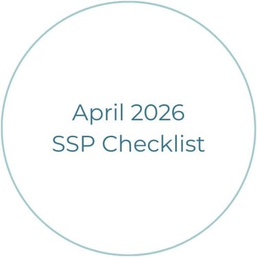 April 2026 SSP Rules and Checklist