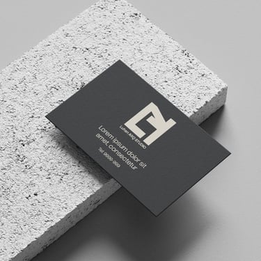 Mockup 2 Luhan ARQ Studio. Por Helldise Design