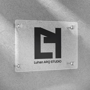 Mockup 1 Luhan ARQ Studio. Por Helldise Design