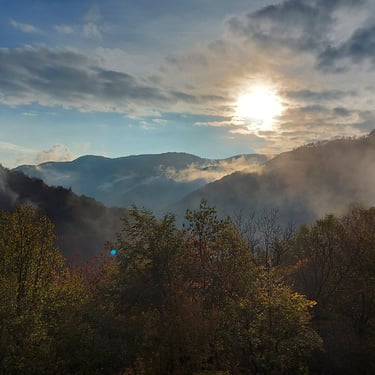 Picture of a sunset view