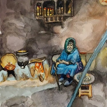 Watercolor painting of Ulrika Torquato