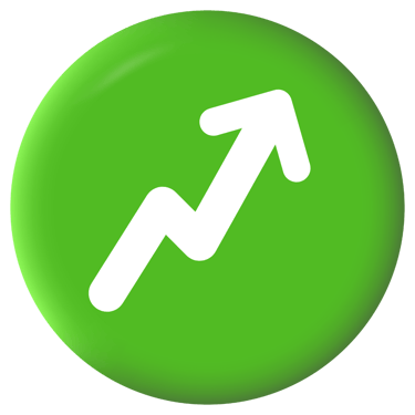 green colour arrow icon