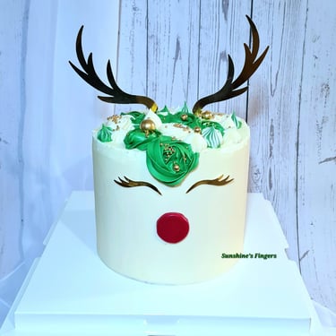 Gâteau personnalisé, layer cake thème noël en Isère à Voiron