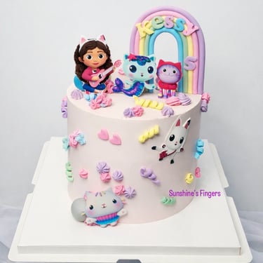 Gâteau personnalisé gabby chat à Reaumont