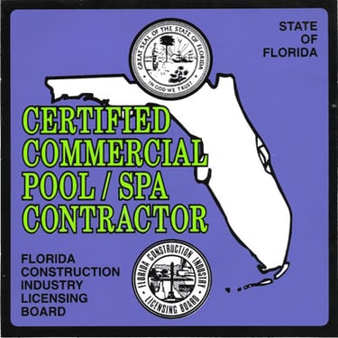 Florida licensed and certified pool contractor Tampa Bay - West Shore Custom Pools
