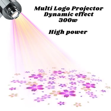 Multi Gobo Projector 4 Lens of Cycle Rotation