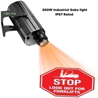 Gobo Projector safety sign