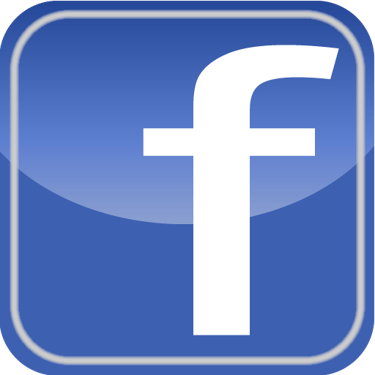 a facebook logo with the word facebook on it