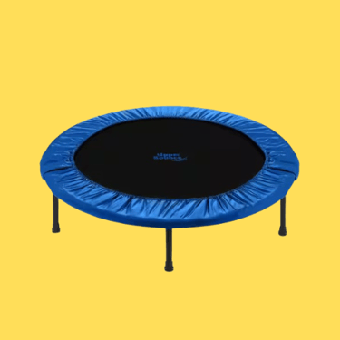 a blue and black trampoline trampoline trampoline trampoline
