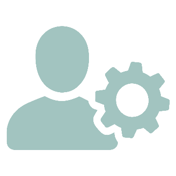 Icon representing recruitment, staffing, and placement solutions