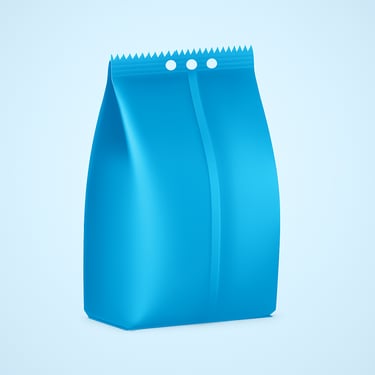 6 Side seal Center seal Guzzet With Hole Pouch 