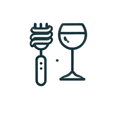 Pasta and wine in Verona