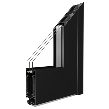 Aliuminio profilio durų sistema