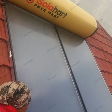 pemasangan solahart gold series di sumarecon bekasi