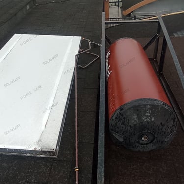 Dokumentasi solahart home care ke pemilik setelah dilakukan pembongkaran di puncak bogor vimala hills