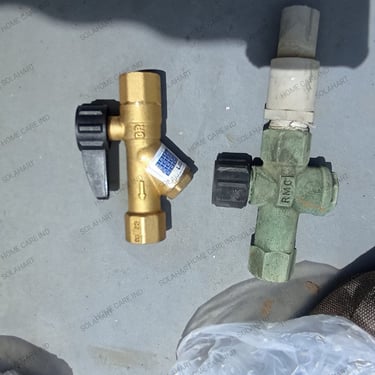 Bukti dokumentasi penggantian spare part NRI valve di wilayah bekasi