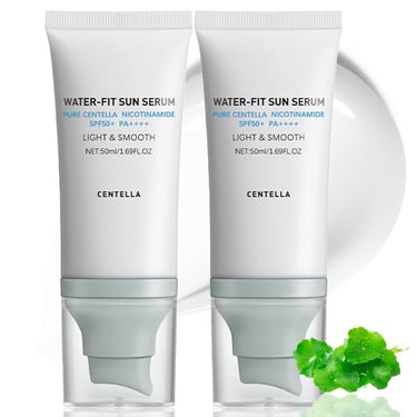 SKIN1004 Hyalu-Cica Sun Serum has a thinner, serum-like consistency that feels exceptionally lightwe