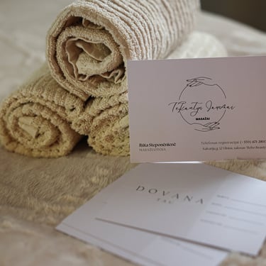 Masažo dovanų kuponai - tekantys jausmai