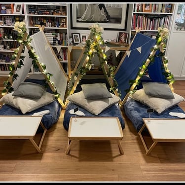 Mudgeeraba Teepees kids party setup