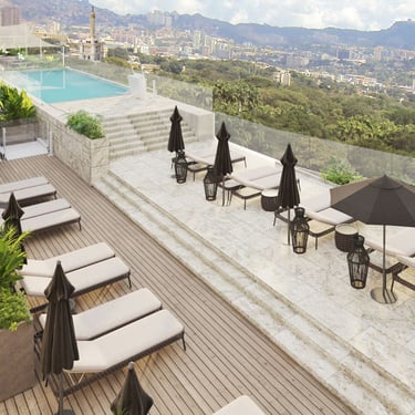 The AC Hotel Santiago de los Caballeros rooftop