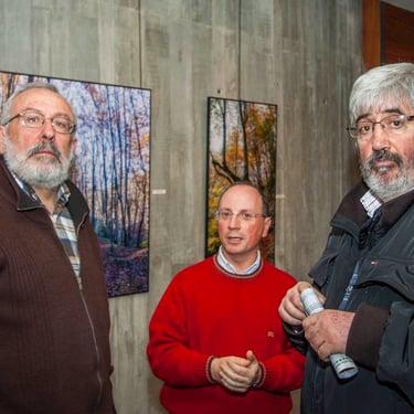 Txomin, Emilio y Ricardo. OKE Ortuella