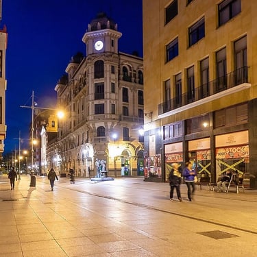 Palencia. Calle Mayor