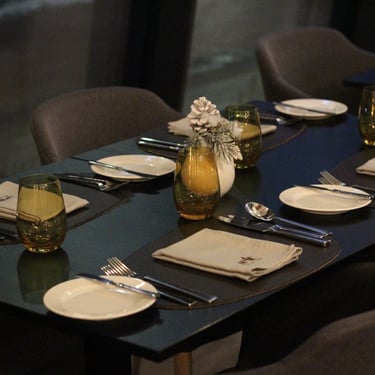 Marriot Kalėdinis restorano dekoravimas kalėdomscijos