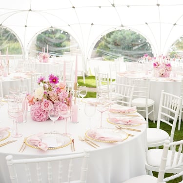 Krikštynų dekoratorė mergaitės krikštynos rožinės aukso įrankiai auksinės polėkštės krikštynos paviljone