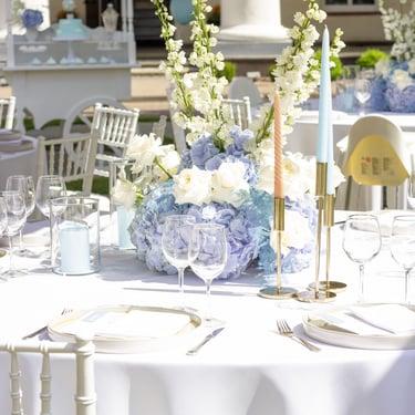 krikštynų stalas dekoras