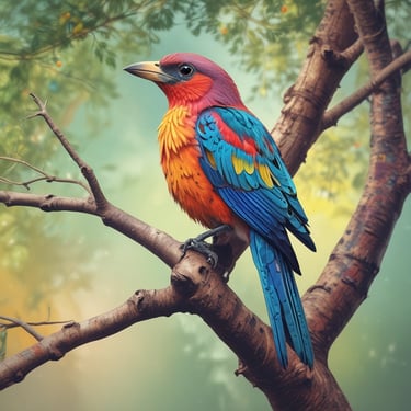 colourful bird
