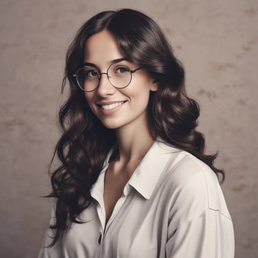 woman wearing black crew-neck shirt