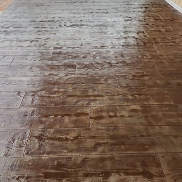 Fresh Stamped Concrete