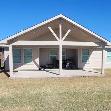 White Patio at the Backyard