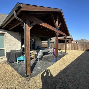 Cedar Patio with Big Beam 3 