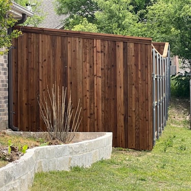 Dark Wood Fence