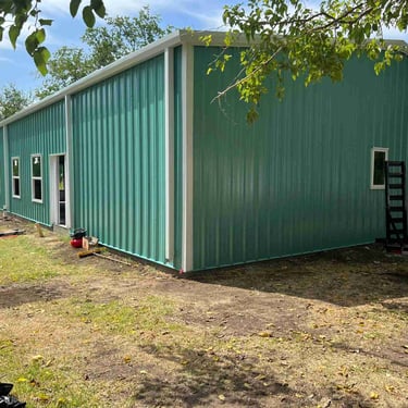 Brand New Metal Barn