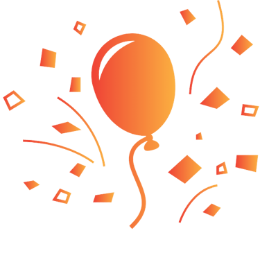 a balloon - shaped balloon with a balloon in the middle