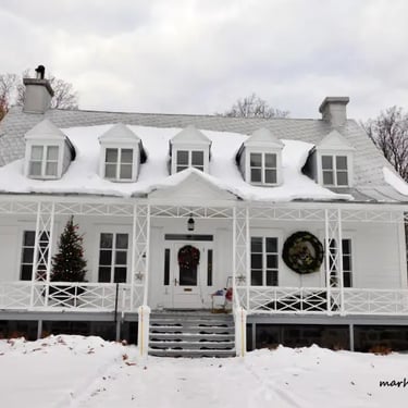 Beaumont, hiver, maison, noël.
