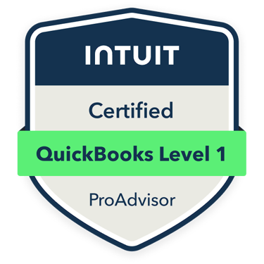 Intuit Certified QuickBooks Level 1 ProAdvisor