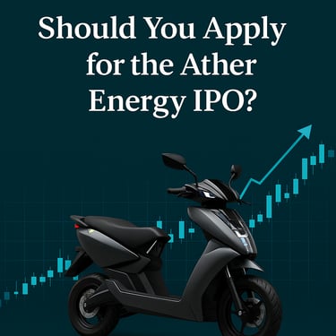 ather bike and the background of stock charts as it is preparing for ipo.