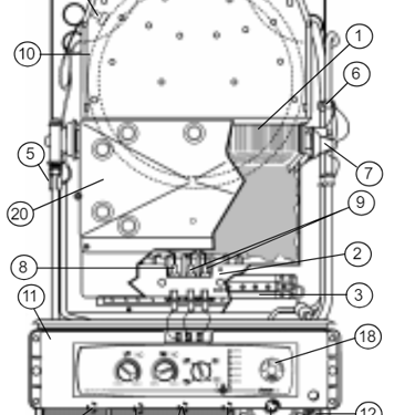 Recambios para calderas de gas baxi roca