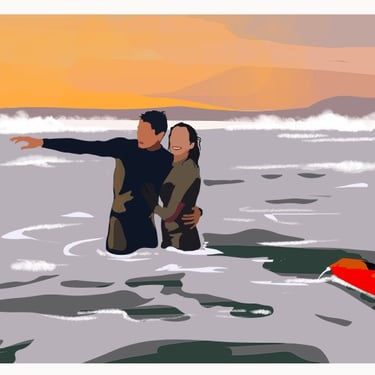 portrait-couple -surf-ocean