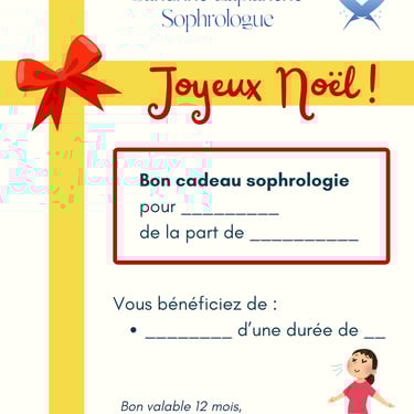 bon cadeau sophrologie noel